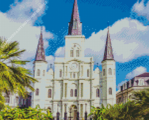 St. Louis Cathedral Diamond Painting