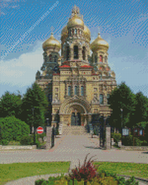 St Nicholas Naval Cathedral Diamond Painting