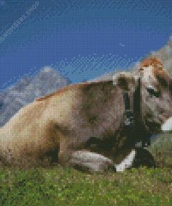 Swiss Cow Diamond Painting