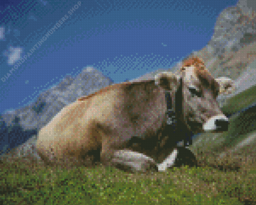 Swiss Cow Diamond Painting