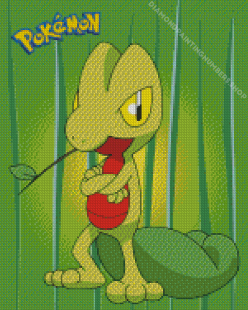 The Grass Pokemon Treecko Diamond Painting