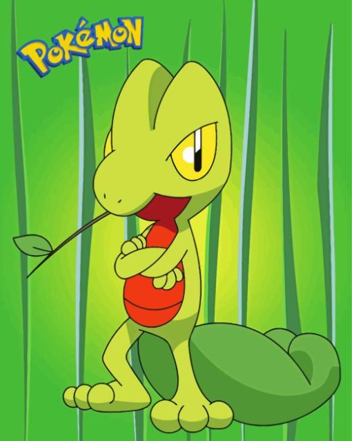 The Grass Pokemon Treecko Diamond Painting