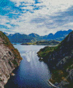 The Norwegian Fjords Trollfjord Diamond Painting