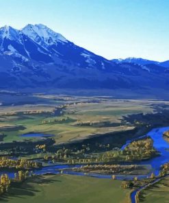 The Yellowstone River Diamond Painting