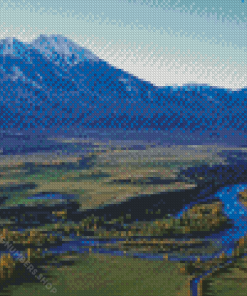 The Yellowstone River Diamond Painting