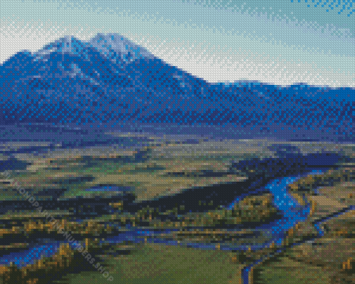 The Yellowstone River Diamond Painting