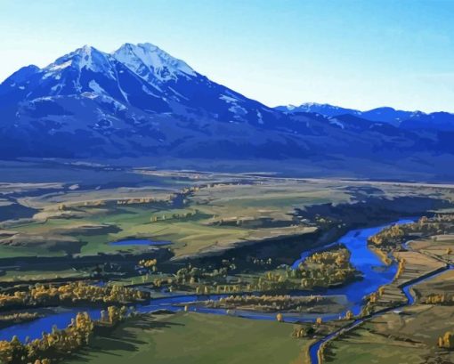 The Yellowstone River Diamond Painting