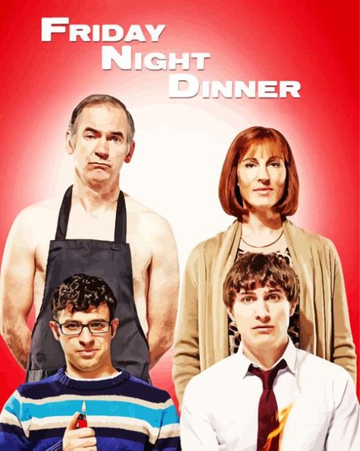 The Friday Night Dinner Poster Painting