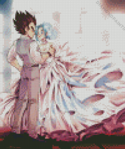 Vegeta And Bulma Diamond Painting