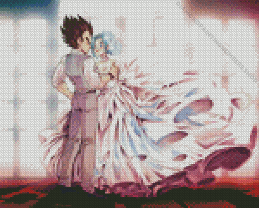 Vegeta And Bulma Diamond Painting