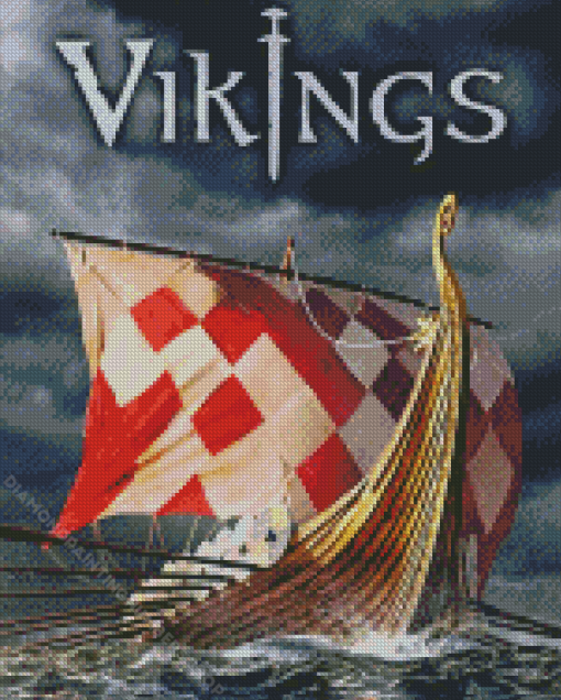 Viking Longship Diamond Painting