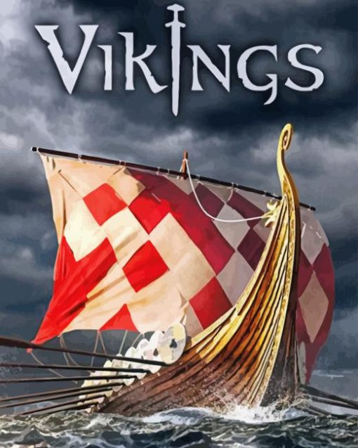 Viking Longship Diamond Painting