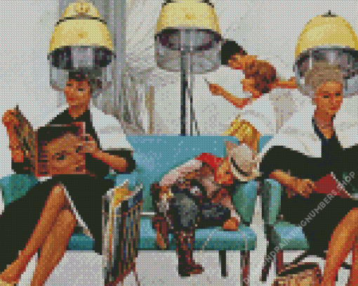 Vintage Hairdresser Diamond Painting