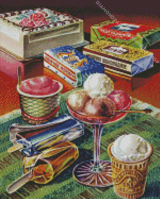 Vintage Ice Cream Diamond Painting