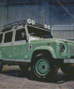 Vintage Land Rover Diamond Painting