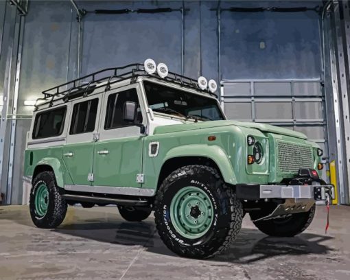 Vintage Land Rover Diamond Painting