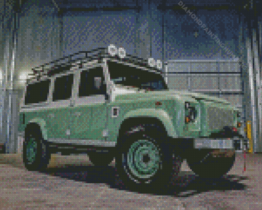 Vintage Land Rover Diamond Painting