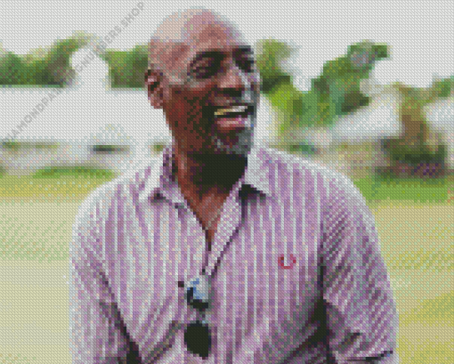 Viv Richards Smiling Diamond Painting