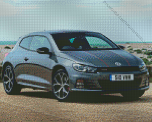 Volkswagen Scirocco Car Diamond Painting