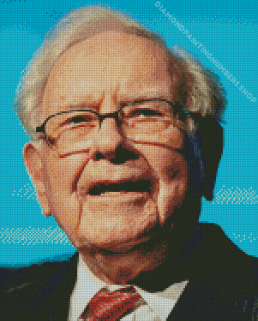 Warren Buffett Business Magnate Diamond Painting