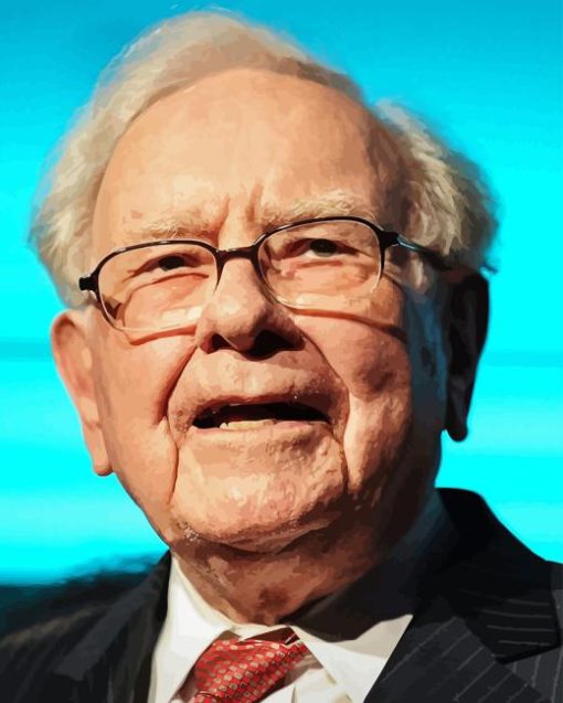 Warren Buffett Business Magnate Diamond Painting