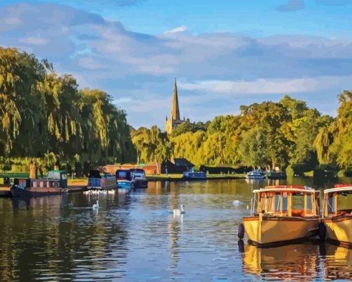 Warwickshire River Diamond Painting