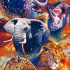 Wild Big Five Diamond Painting