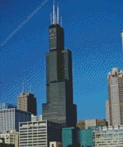 Willis Tower Diamond Painting