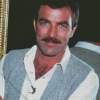 Young Actor Tom Selleck Diamond Painting