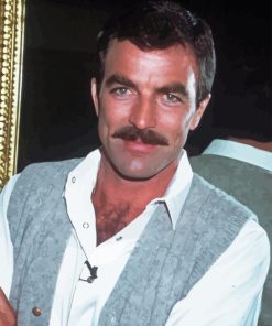 Young Actor Tom Selleck Diamond Painting