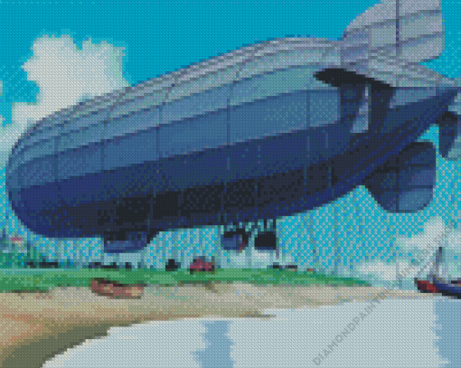 Zeppelin Airship Diamond Painting