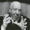 Alfred Hitchcock Diamond Painting