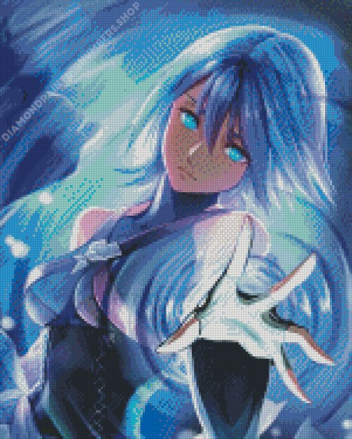 Aqua Kingdom Hearts Diamond Painting