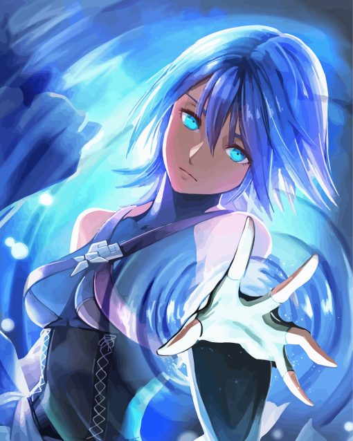 Aqua Kingdom Hearts Diamond Painting