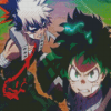 Bakugo And Deku Diamond Painting