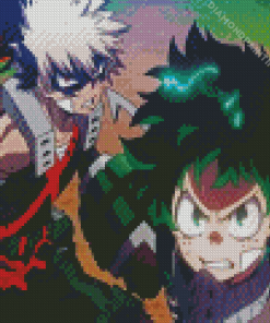 Bakugo And Deku Diamond Painting