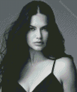 Black And White Adriana Lima Diamond Painting