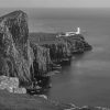 Black And White Neist Point Diamond Painting