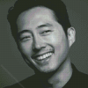 Black And White Steven Yeun Diamond Painting