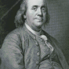 Black And White Benjamin Franklin Diamond Painting