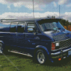 Blue Dodge Van Diamond Painting