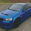 Blue Pontiac G8 Car Diamond Painting