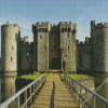 Bridge Ove The Bodiam Castle East Sussex Diamond Painting