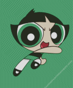 Buttercup Powerpuff Anime Diamond Painting