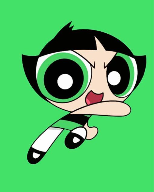 Buttercup Powerpuff Anime Diamond Painting