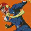 Captain Falcon Diamond Painting