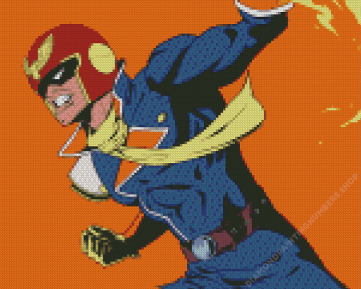 Captain Falcon Diamond Painting