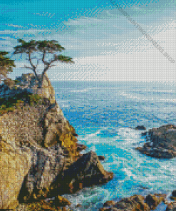 Carmel By The Sea Seascape Diamond Painting