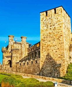 Castle Of Ponferrada Spain Diamond Painting