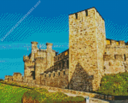 Castle Of Ponferrada Spain Diamond Painting